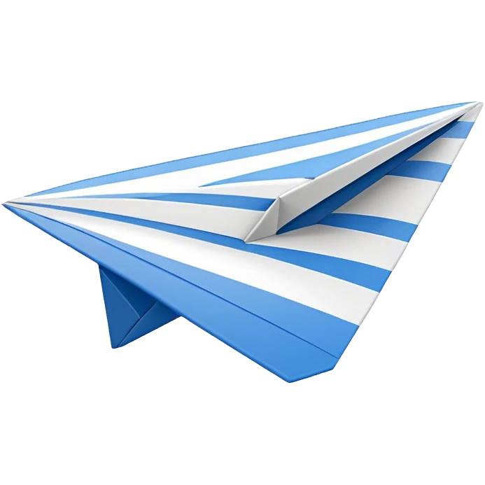 emoji avion de papel emoji