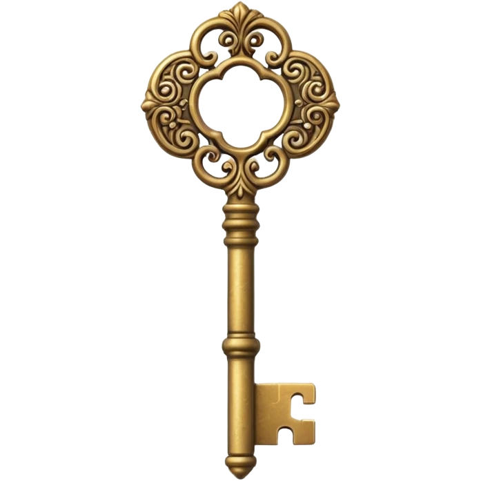 vintage key emoji
