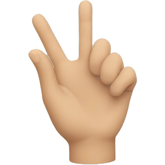 A in sign language emoji