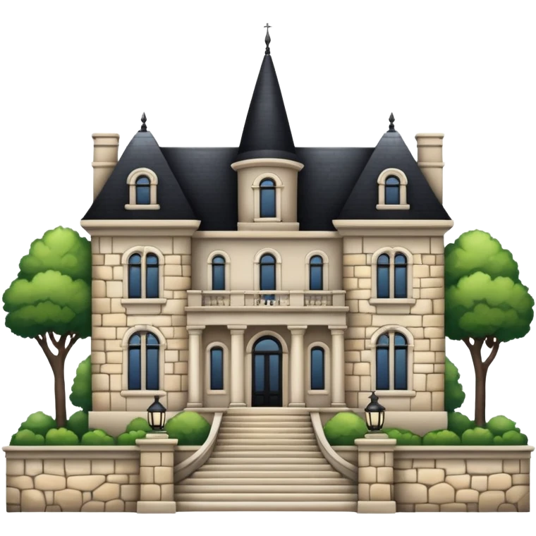A mansion emoji