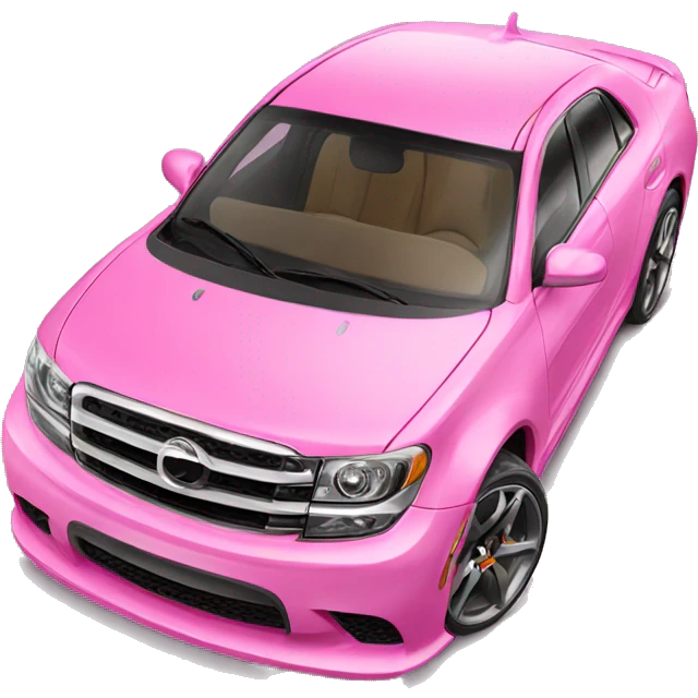 dream car wow pink emoji