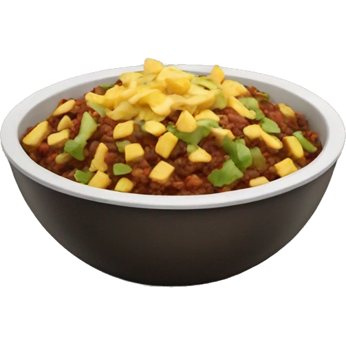 Chipotle bowl emoji