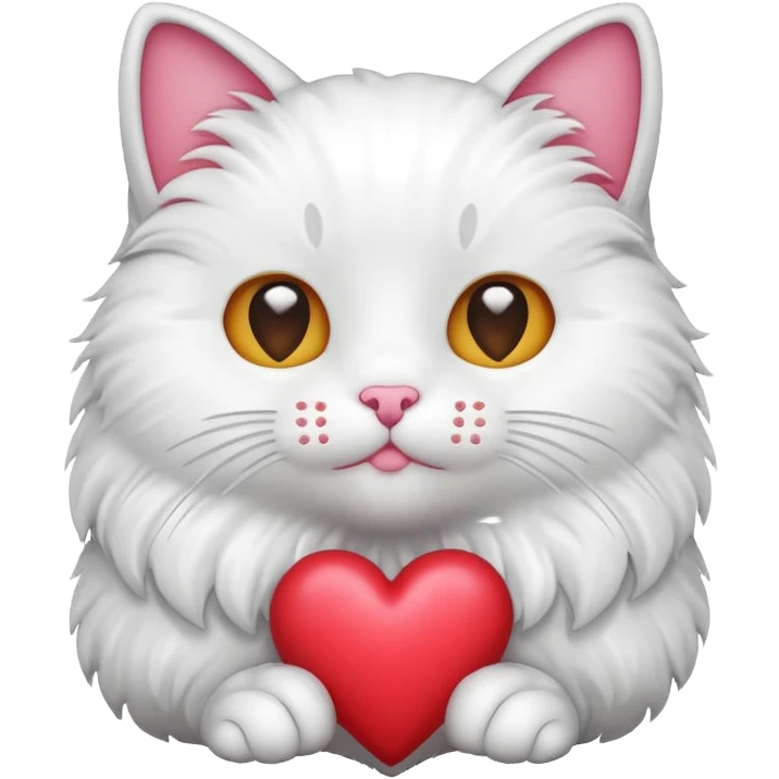 pop cat, every pop releases a heart emoji