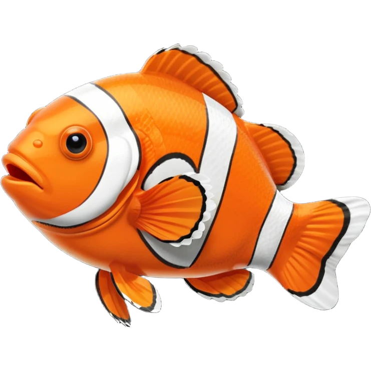 clownfish swimming emoji