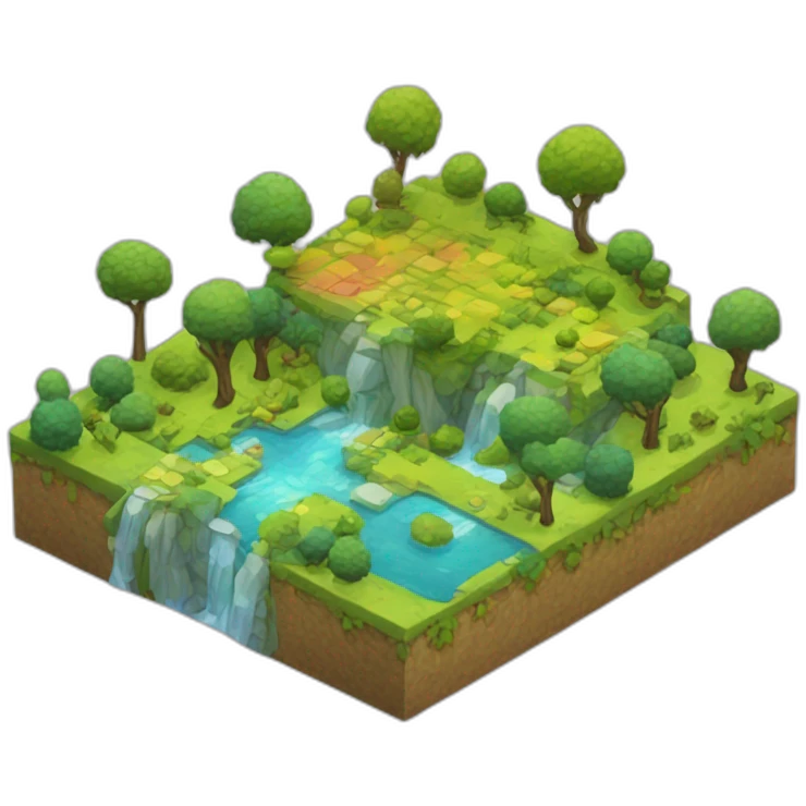 Paisaje de Piezas Puzle colores emoji