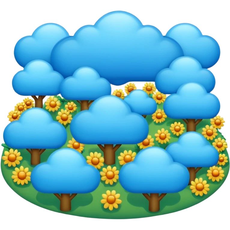 Verificación de color azul  emoji