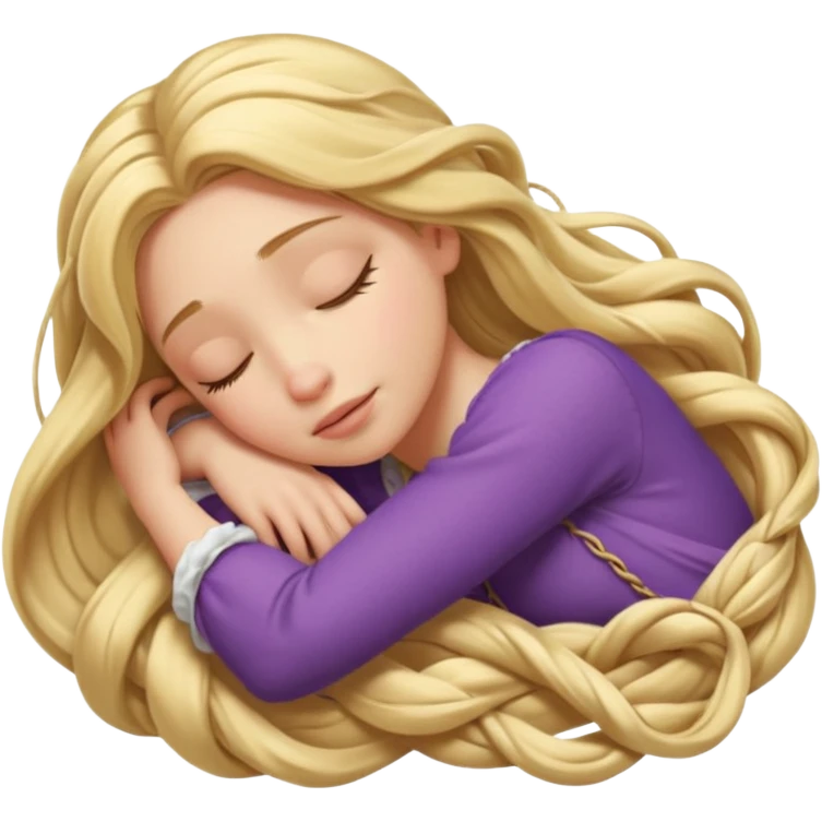 Sleeping Rapunzel (Tangled) emoji