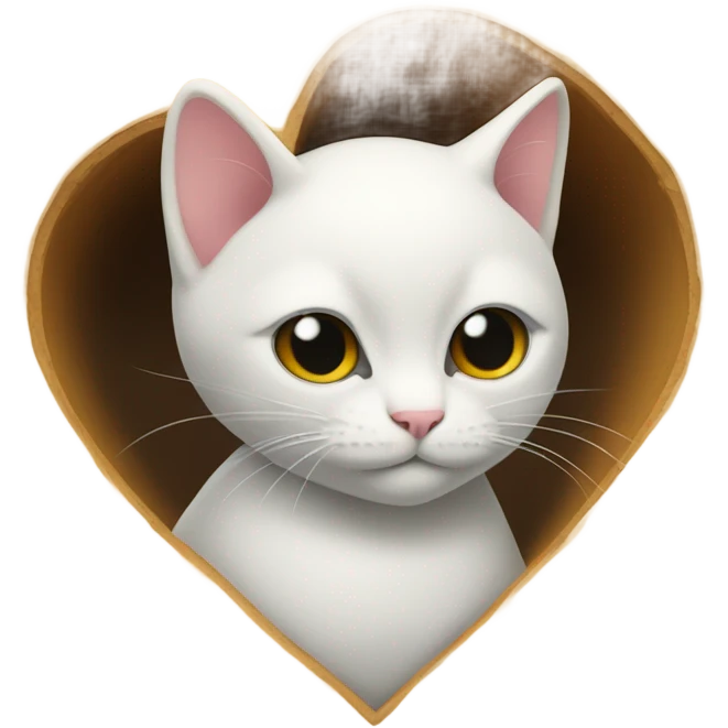 Cat in heart emoji