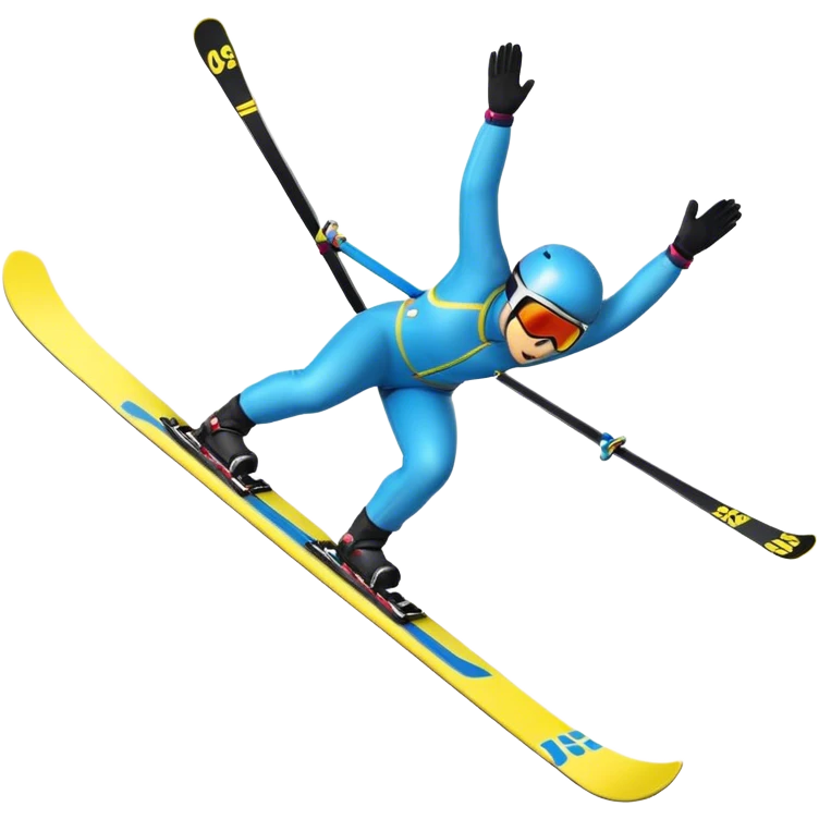 Ski somersault emoji
