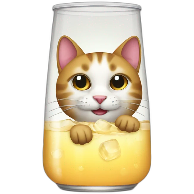 Cat drink drink emoji