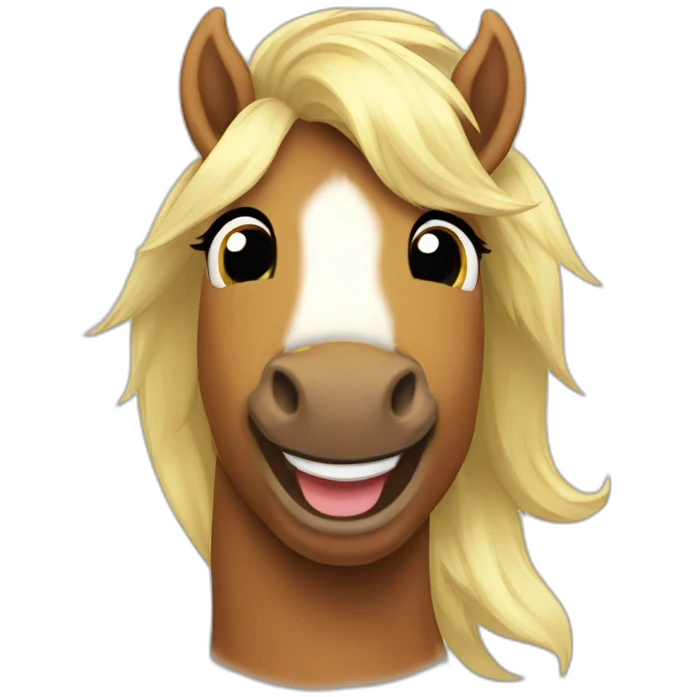 happy pony emoji