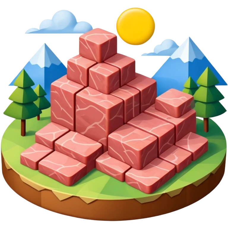  spam meat mondrian style landscape  emoji
