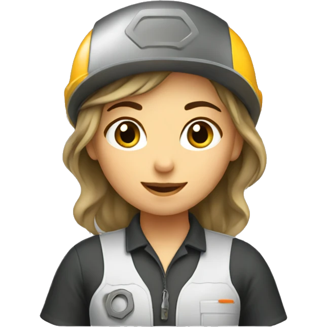 car mechanic girl emoji