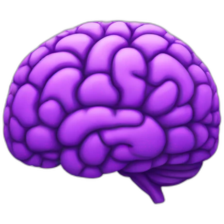 purple brain emoji