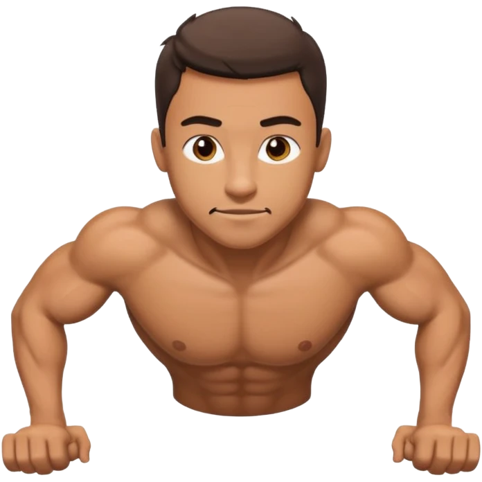 man doing push-ups emoji