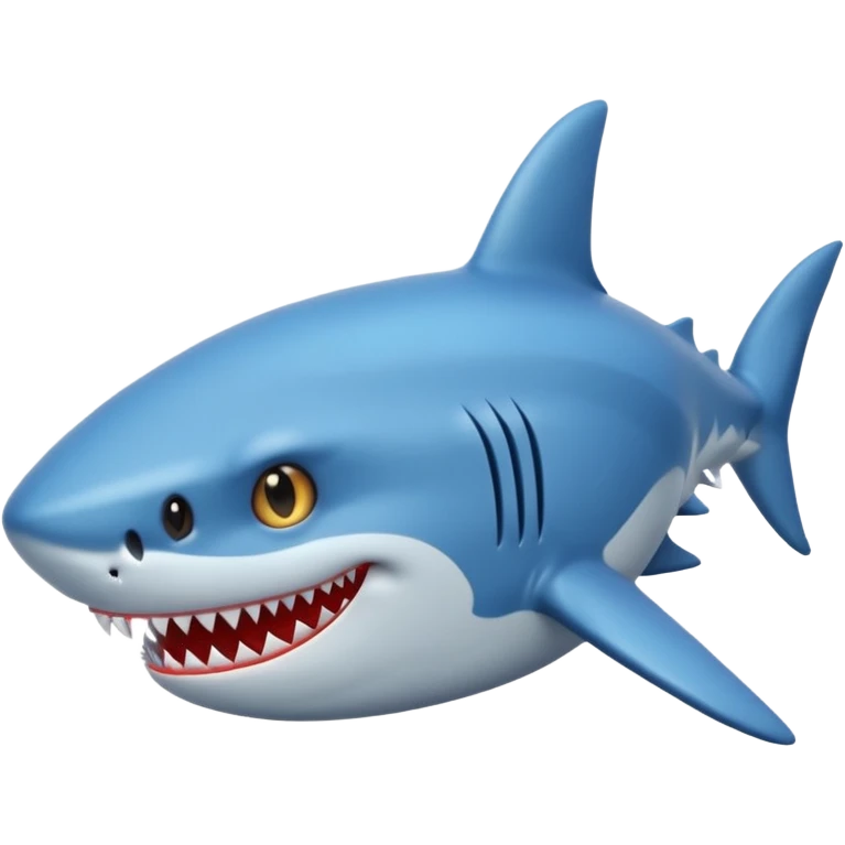 shark body with a cat face emoji
