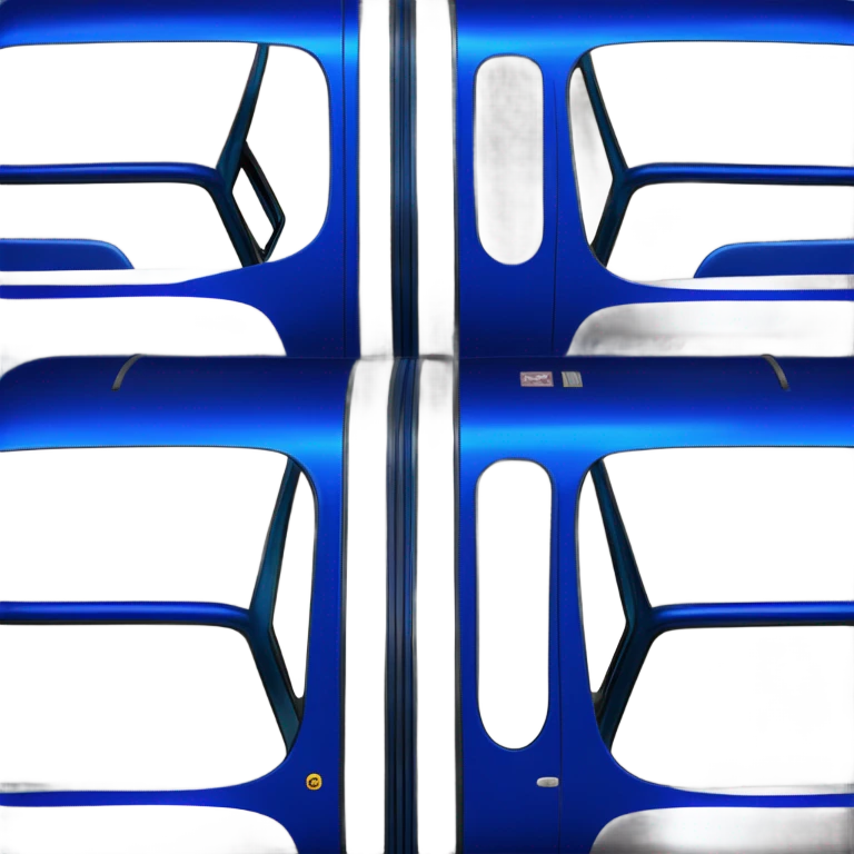 blue train  emoji