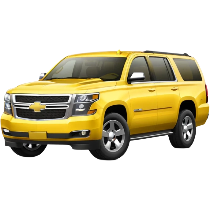 Chevrolet Suburban Yellow Custom emoji