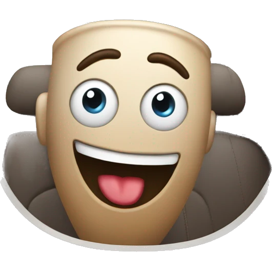 Coffee laughing while driving emoji