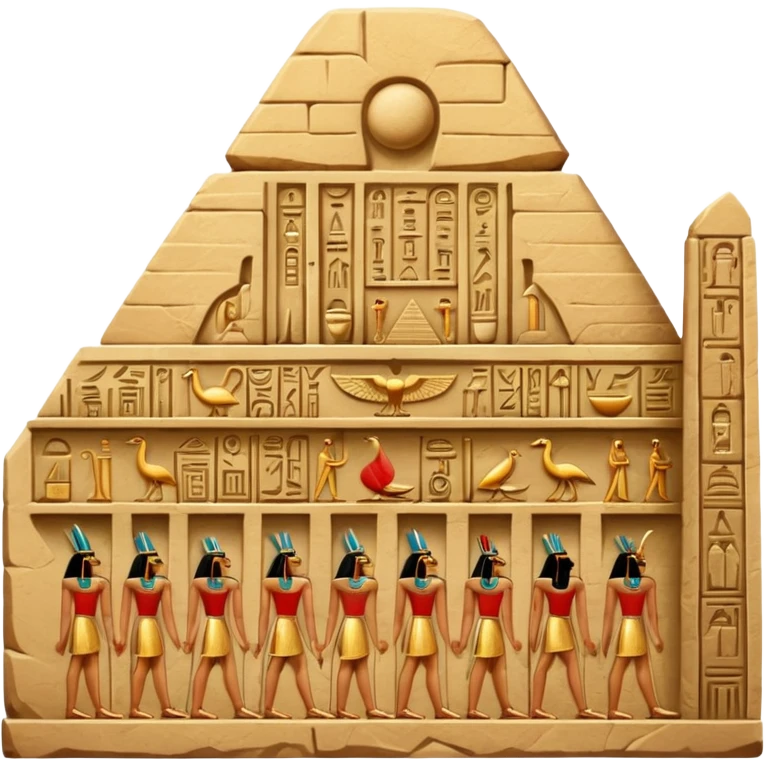 egypt wall art emoji