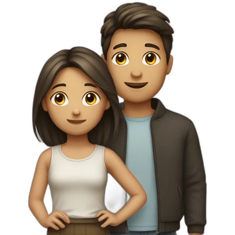 Boy and girl  emoji