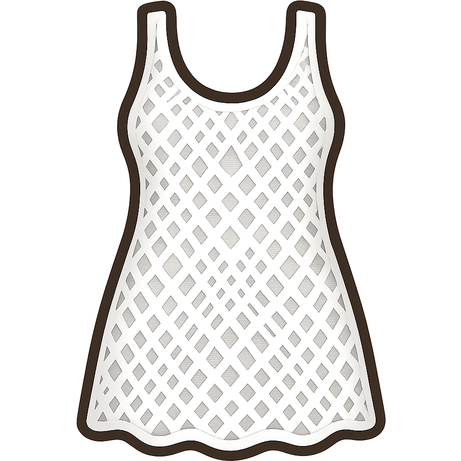 white crochet swim coverup dress twitter emoji style  emoji