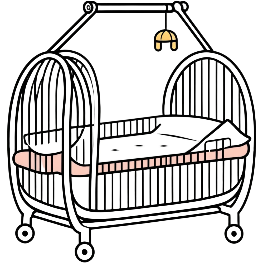 Baby crib emoji