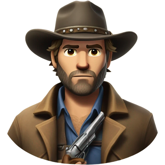 arthur morgan from Red Dead Redemption 2 emoji