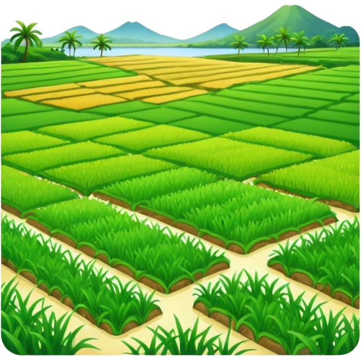 rice fields emoji