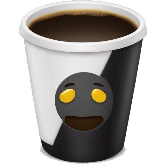 Black coffee emoji