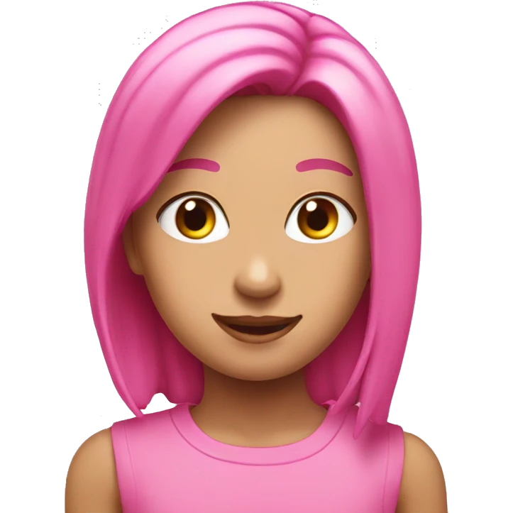 Ok pink emoji
