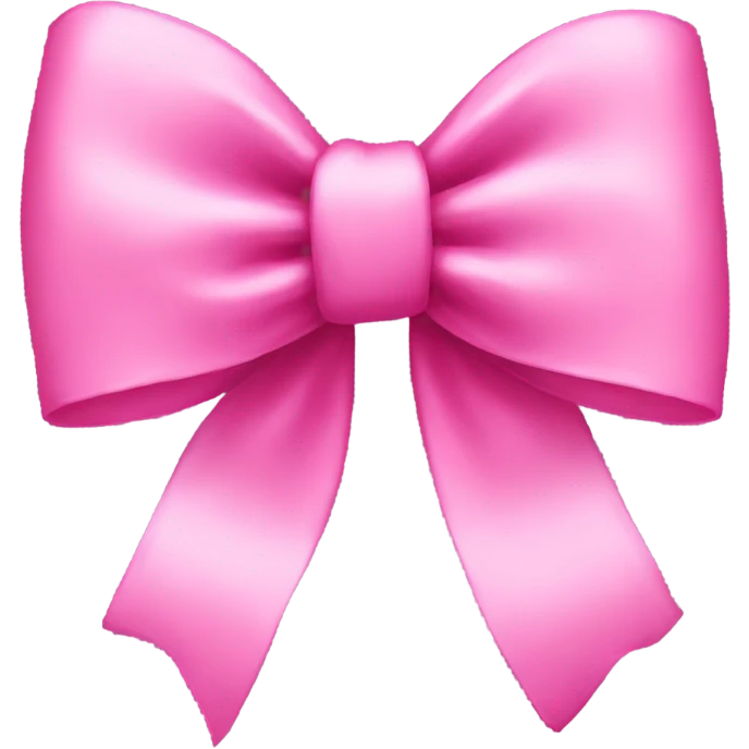 Pink bow emoji