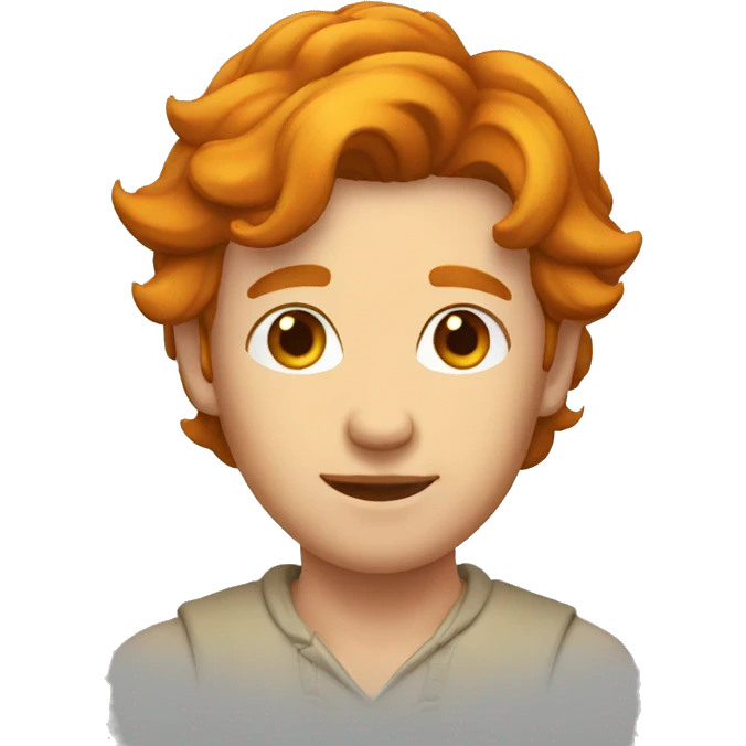 Homme roux emoji