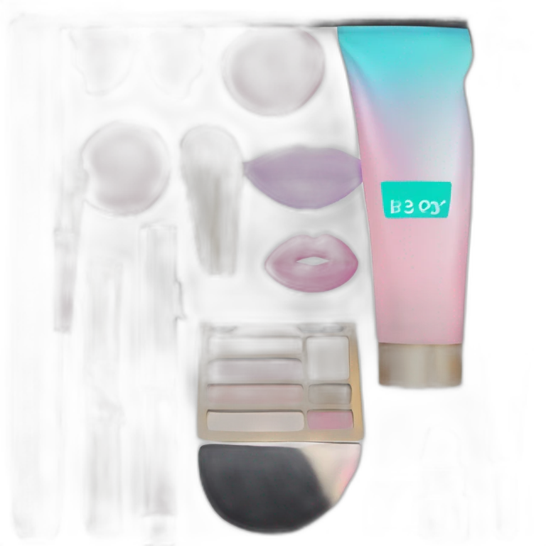 Une trousse de maquillage emoji