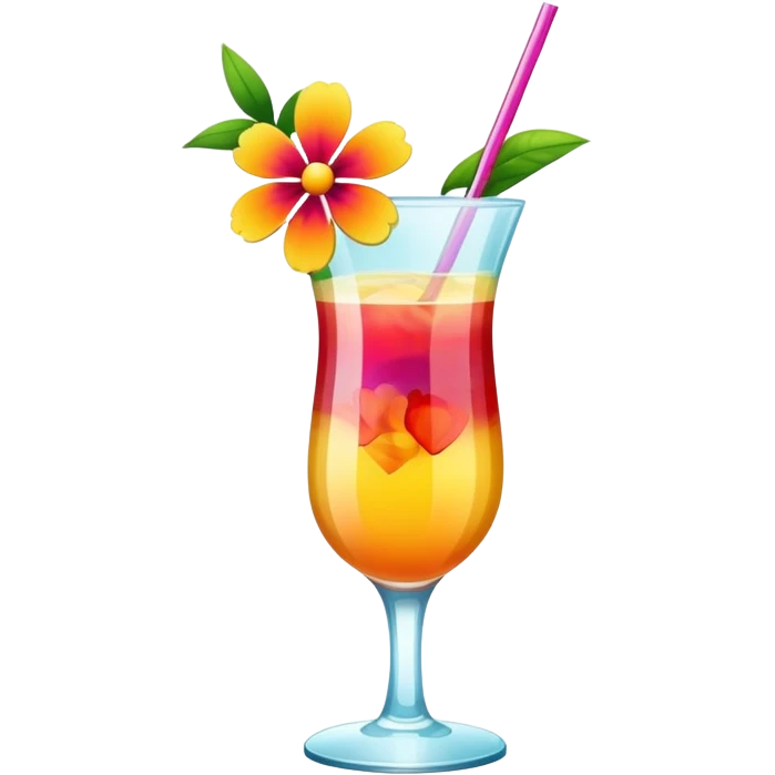 Flower mocktail emoji