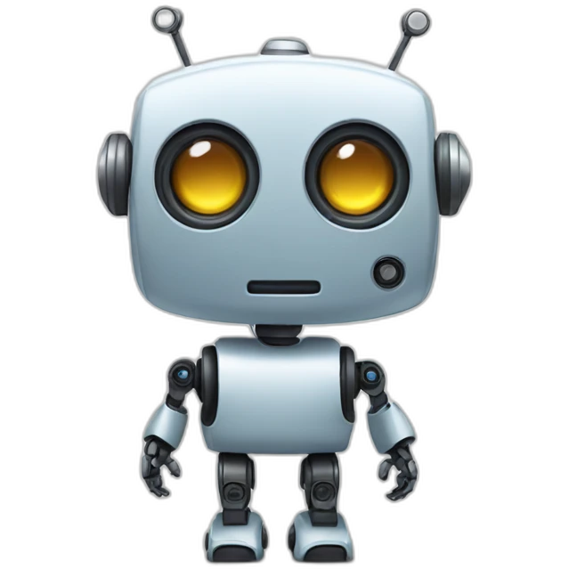 cute robot emoji