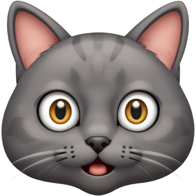 very terrified cat emoji