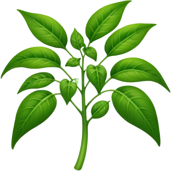 pepper plant, full plant emoji