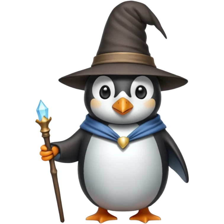 Penguin Wizard emoji
