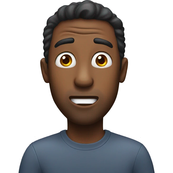 Surprised American Man  emoji