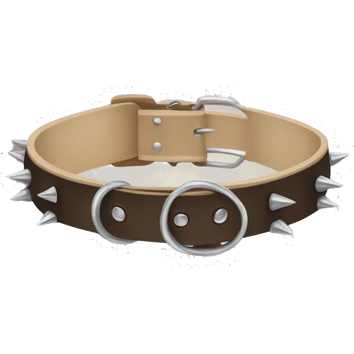 Spiked dog collar emoji