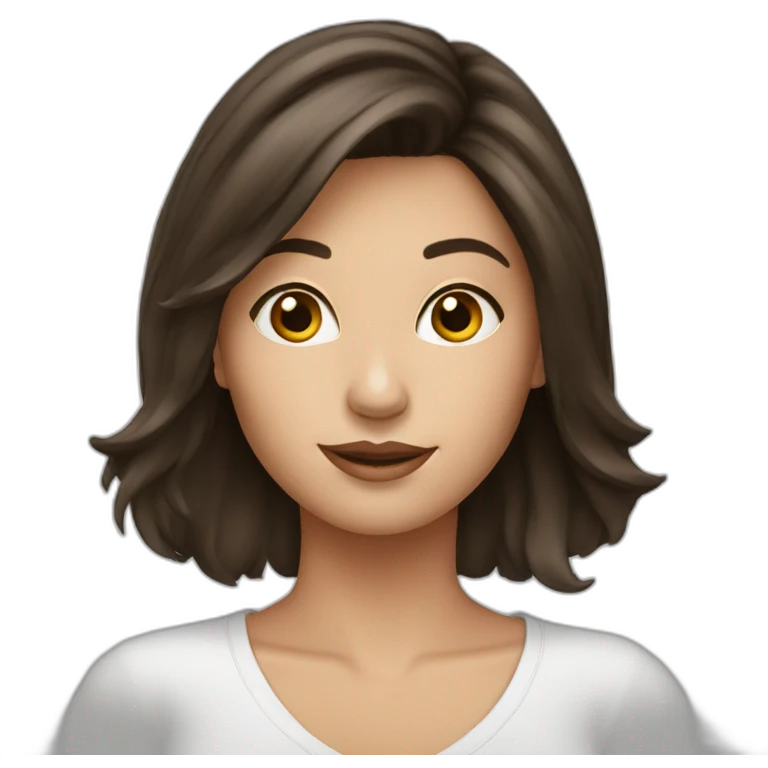 pretty-brunette-woman emoji