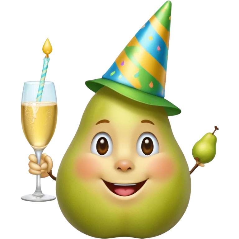 Birne die Party macht  emoji