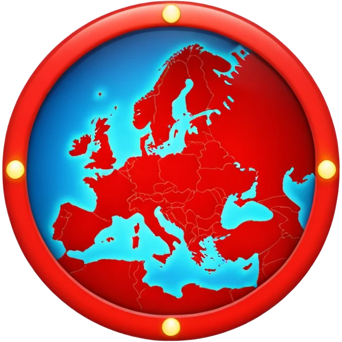 Europe map point  emoji