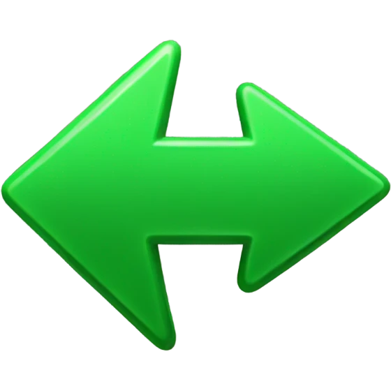 green arrow up emoji