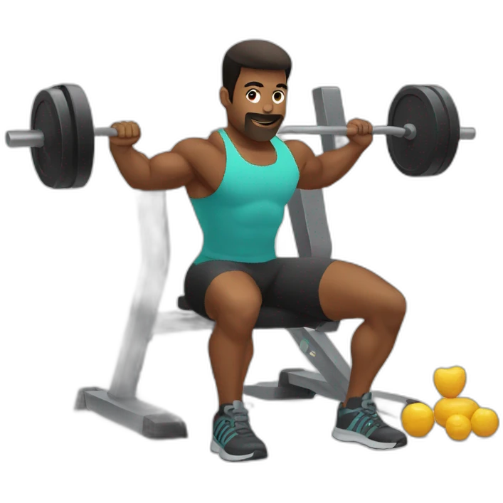 Gym workout emoji