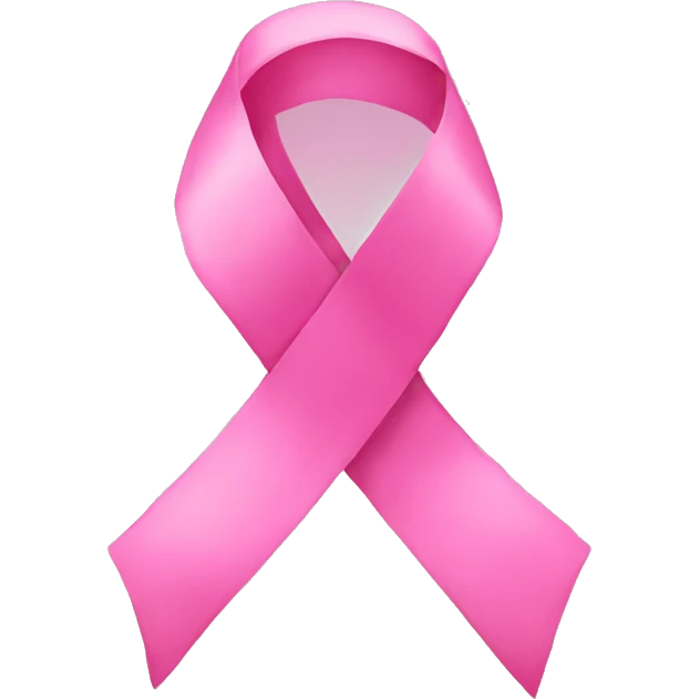 Pink ribbon emoji