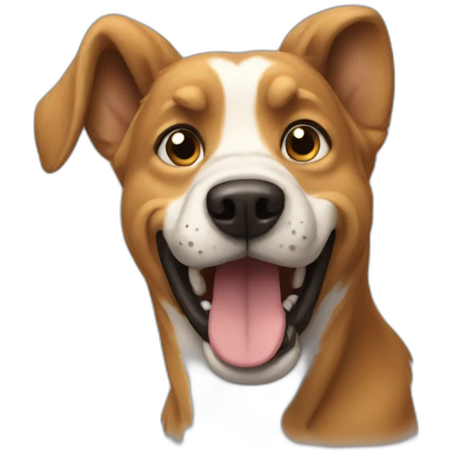 Dog hero emoji