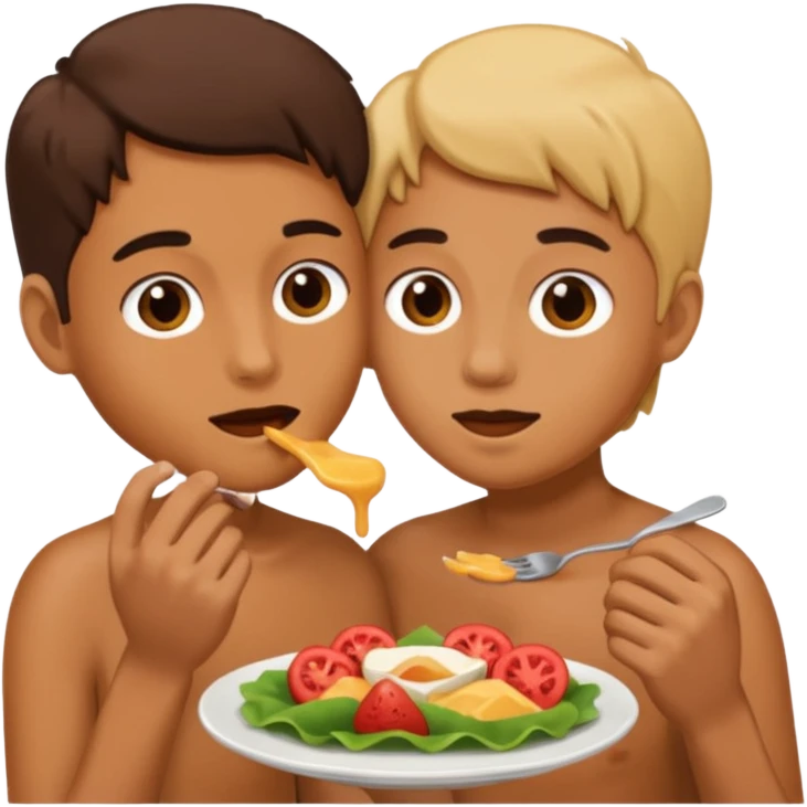 Prrson eating person  emoji