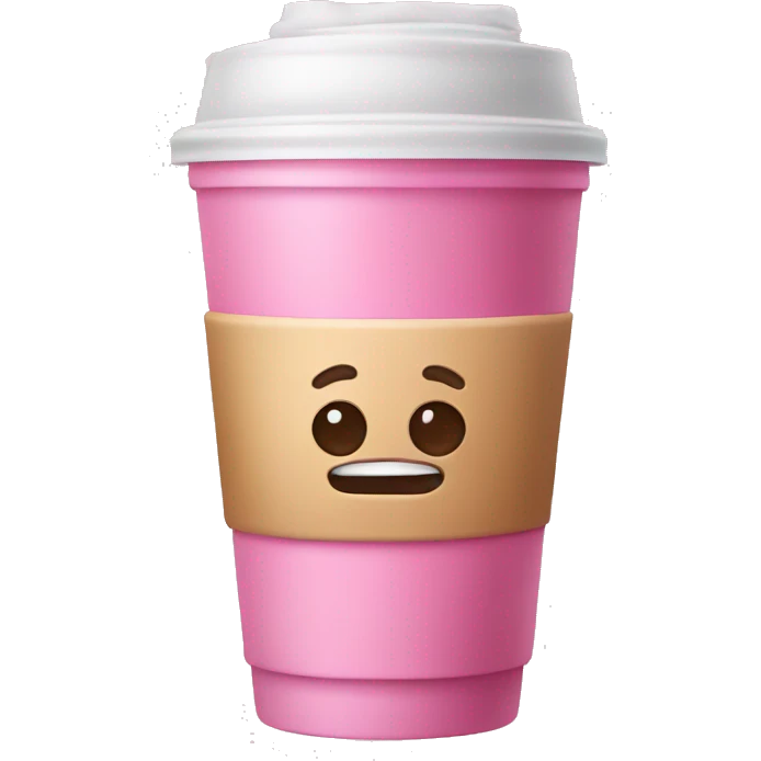 Pink Coffee Drink  emoji